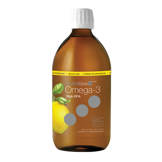 NutraSea HP Omega-3 High-EPA Zesty Lemon 500mL