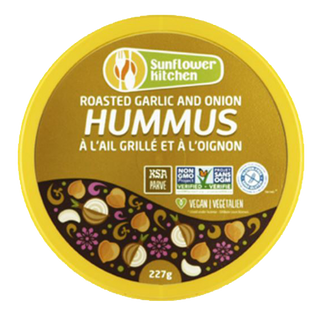 Sunflower Kitchen Hummus Roasted Garlic & Onion 227g