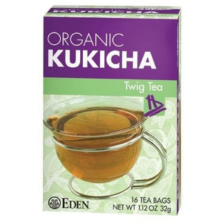 Eden Kukicha Twig Tea Organic 16 Tea Bags