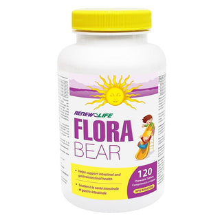 Renew Life FLORABEAR 120 Chewable Tablets