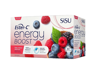 Sisu Ester-C Energy Boost Wildberry 30 Packs