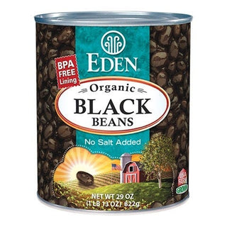 Eden Black Beans Organic 822g