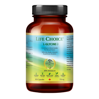 Life Choice L-Glycine 750mg 90 Veggie Caps