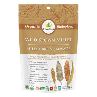 Ecoideas Wild Brown Millet Organic 454g