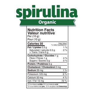 Prairie Naturals Organic Spirulina 500mg 360 Tablets