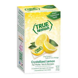 True Citrus Crystallized Lemon 100 Packs