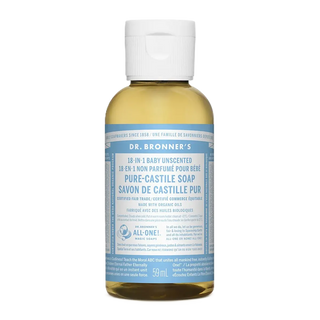 Dr. Bronner's 18-In-1 Pure-Castile Soap Baby Unscented 59mL