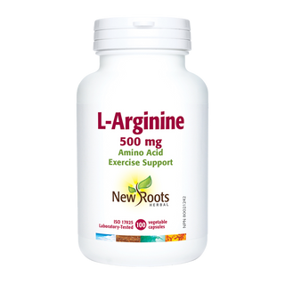 New Roots L-Arginine 500mg 100 Veggie Caps