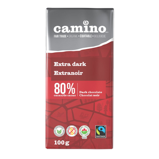 Camino Dark Chocolate Bar Extra Dark 80% 100g