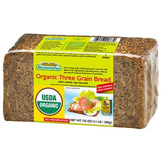 Mestemacher Organic Bread Three Grain 500g