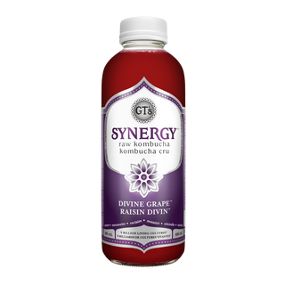 GT Kombucha Raw Kombucha Divine Grape 480mL