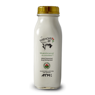 Harmony Organics Whipping Cream Bottle 35% 500mL