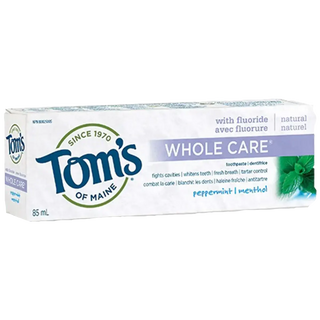 Tom's Of Maine Toothpaste With Flouride Peppermint 85mL