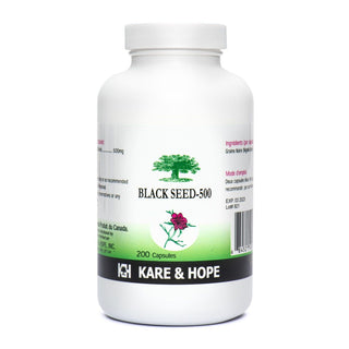 Kare & Hope Black Seed 500 200 Capsules