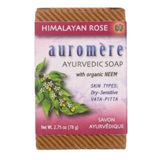 Auromere Ayurvedic Soap Himalayan Rose 78g