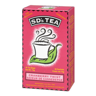 SD's Tea Cranberry Twist 30 Tea Bags