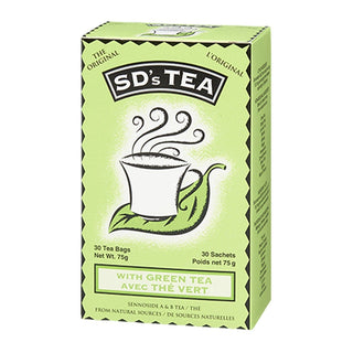 SD's Tea Green Tea 30 Tea Bags