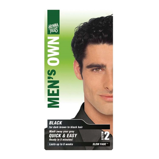 Henna Plus Men's Own Hair Colour Black 80mL