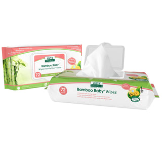 Aleva Naturals Bamboo Baby Sensitive Wipes 72 Packs