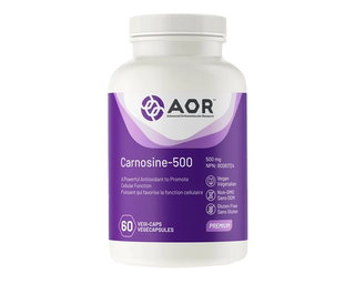 AOR Carnosine-500 500mg 60 Veggie Caps