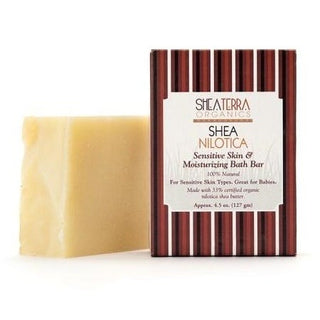 Shea Terra Organics Bath Bar Nilotica Sensitive Skin & Moisturizing 127g