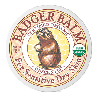 Badger Organic Balm For Sensitive Dry Skin Unscented 56g