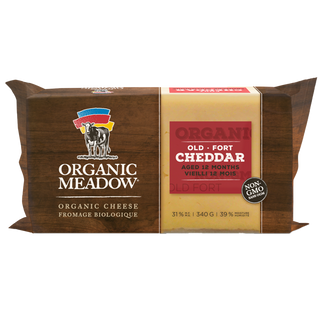 Organic Meadow Cheese Old Cheddar 340g