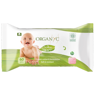 Organyc Baby Wipes Sweet Care 60 Wipes