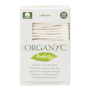 Organyc Beauty Cotton Swabs 200 Pieces