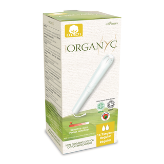 Organyc Tampons Regular with Applicator 16 Pieces