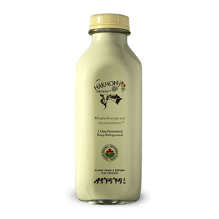 Harmony Organics Egg Nog Bottle 3.8% 1L