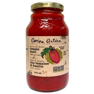 Cucina Antica Pasta Sauce Tomato Basil 670mL