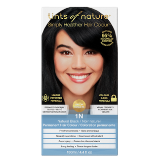 Tints of Nature Hair Colour Permanent Natural Black 1N 130mL