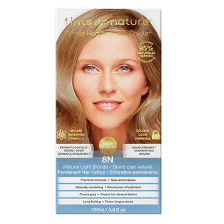 Tints of Nature Hair Colour Permanent Natural Light Blonde 8N 130mL