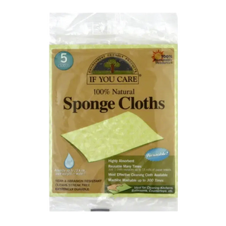 If You Care 100% Natural Sponge Cloths 5 Pieces