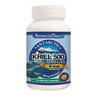 Advanced Omega Krill 500 Omega 3 Antarctic 60 Softgels