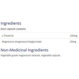 CanPrev L-Theanine With Magnesium 90 Veggie Caps