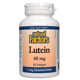 Natural Factors Lutein 40mg 30 Softgels