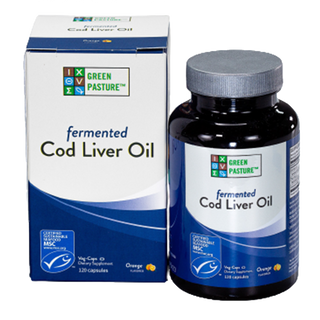 Green Pasture Fermented Cod Liver Oil Orange 120 Capsules