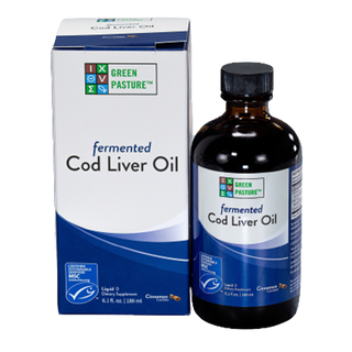 Green Pasture Fermented Cod Liver Oil Cinnamon 180mL