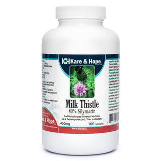 Kare & Hope Milk Thistle 180 Capsules