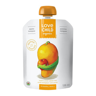 Love Child Organic Puree Apples & Mangoes 128mL