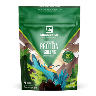 Ergogenics Protein + Greens Dark Chocolate 24 Servings