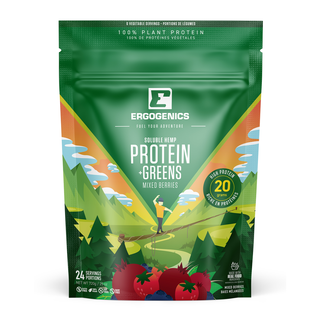 Ergogenics Protein + Greens Mixed Berries 24 Servings