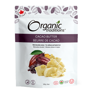 Organic Traditions Cacao Butter 454g