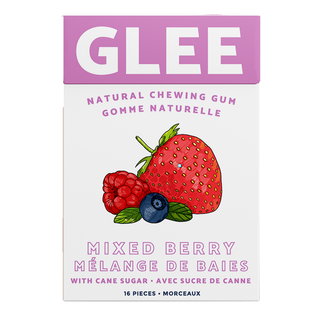 Glee Gum Mixed Berry 16 Pieces