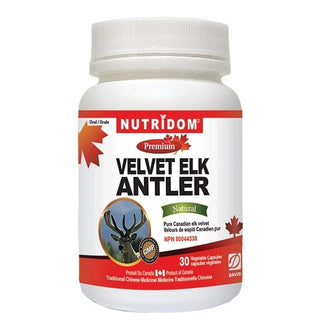 Nutridom Velvet Elk Antler 500mg 30 Veggie Caps