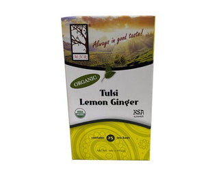 Always In Good Taste Tulsi Tea Lemon Ginger 25 Tea Bags