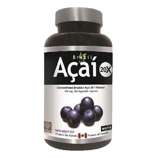 Brazil Acai 20X 200 Veggie Capsules