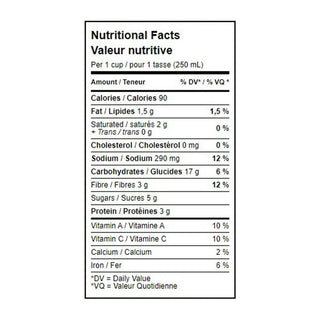 Amy's Organic Soups Light Sodium Minestrone 398mL